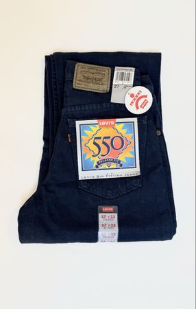 Levi's 550 Jeans Dunkelblau Grösse 27x32 neu