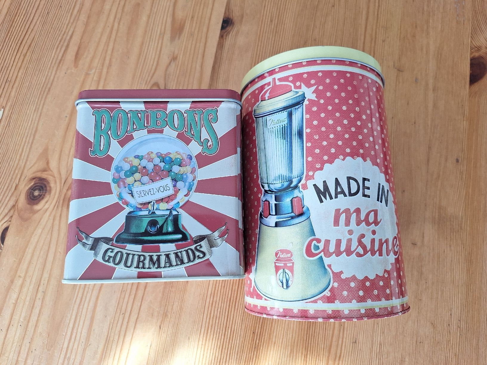 Altre Stoviglie: 2 Shabby Chiq Vorratsdosen – Usato da Aesch BL venduto da ChezToKa