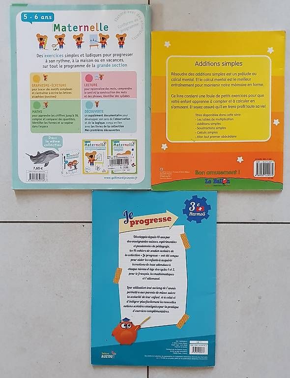 Libri: Francais-math 5-6-7 ans – Usato da Servion venduto da meno999 1