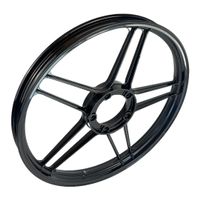 Neue Sternfelge schwarz Puch 17Zoll