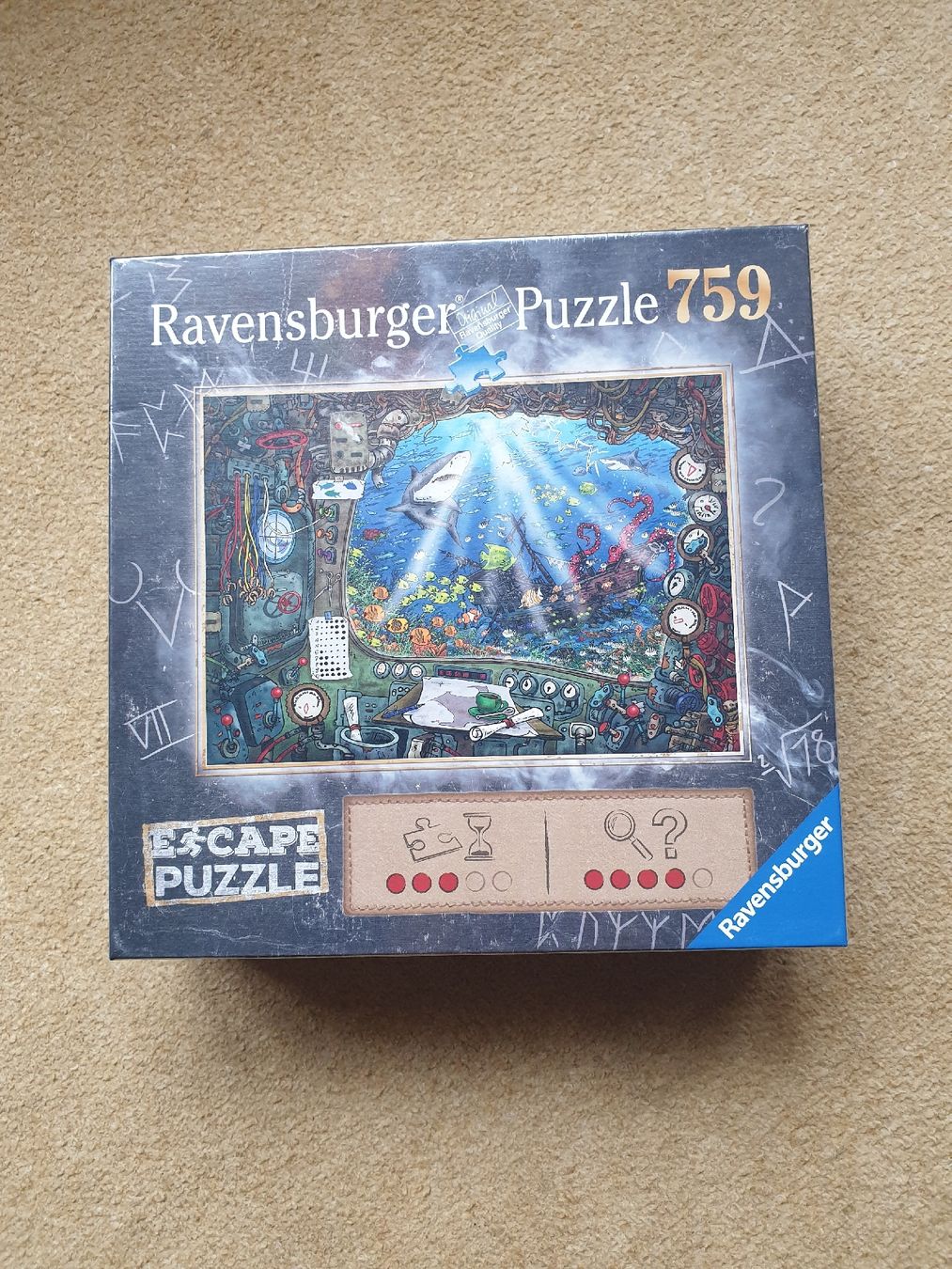 Ravensburger Puzzle: Ravensburger Escape Puzzle U-Boot 759 Teile – Nuovo e nell'imballaggio originale da Winterthur venduto da ivo_hmm2