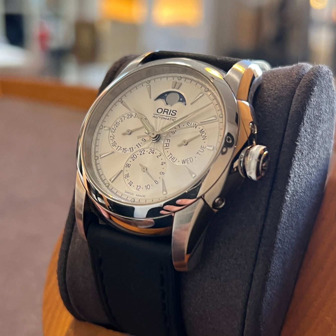 Oris Orologi: Oris Artelier Complication Automatic Moonphase 7546 – Usato da Carouge GE venduto da Watchaser 2