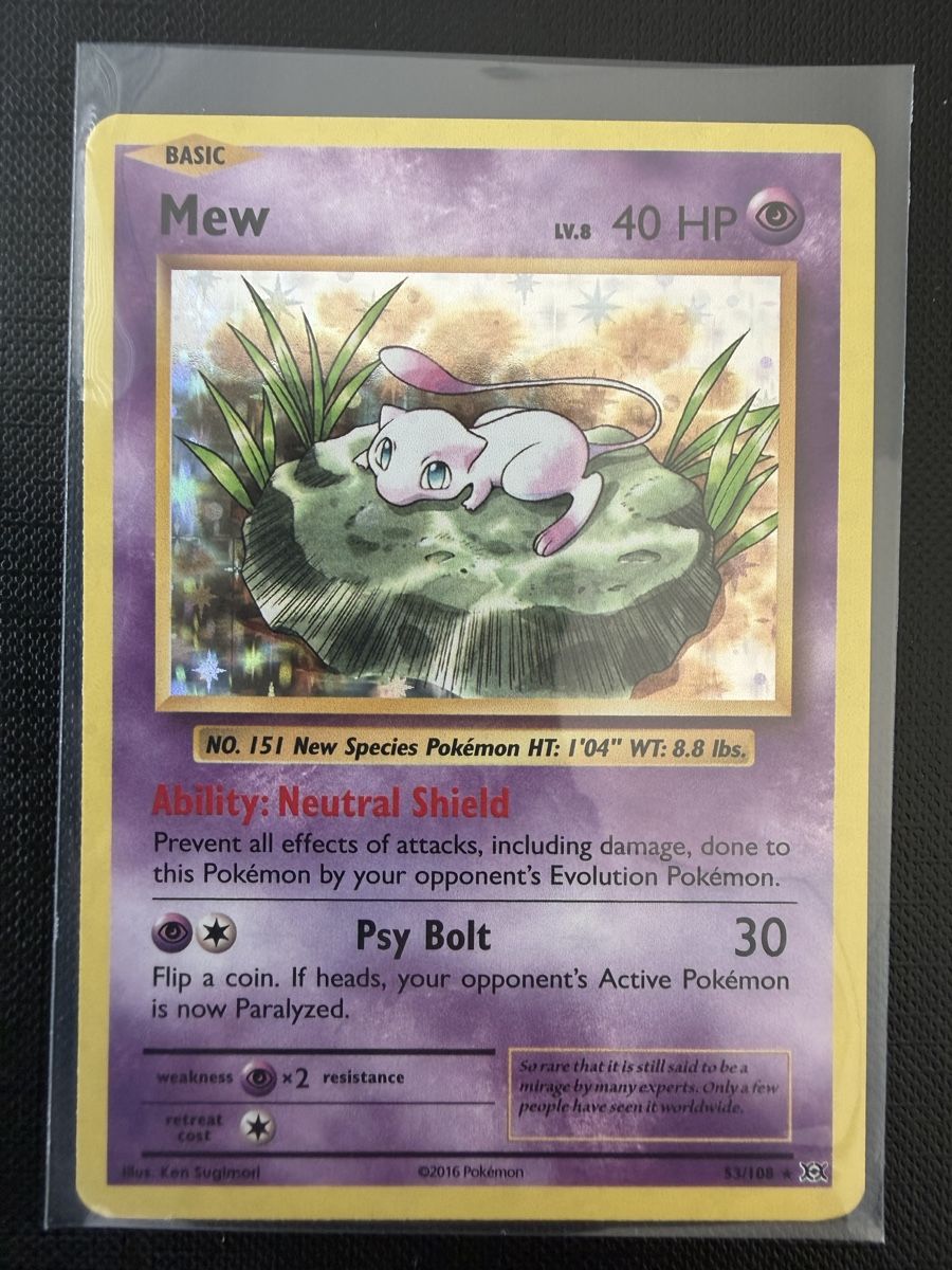 Pokémon Carte collezionabili:  Mew #53 HOLO XY EVOLUTION EN – Nuovo (secondo la descrizione) da Savigny venduto da Matgab94
