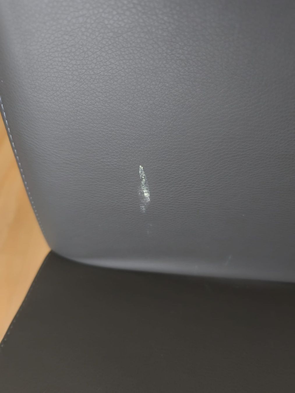 Chaises: 2x Esszimmerstühle grau Kunstleder – D'occasion à Gümligen par Anso79 4
