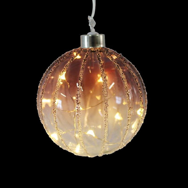 Tutte le decorazioni: Hänge Deko Kugel mit Licht D = 10 cm – Nuovo e nell'imballaggio originale da Wettingen venduto da Swala 1