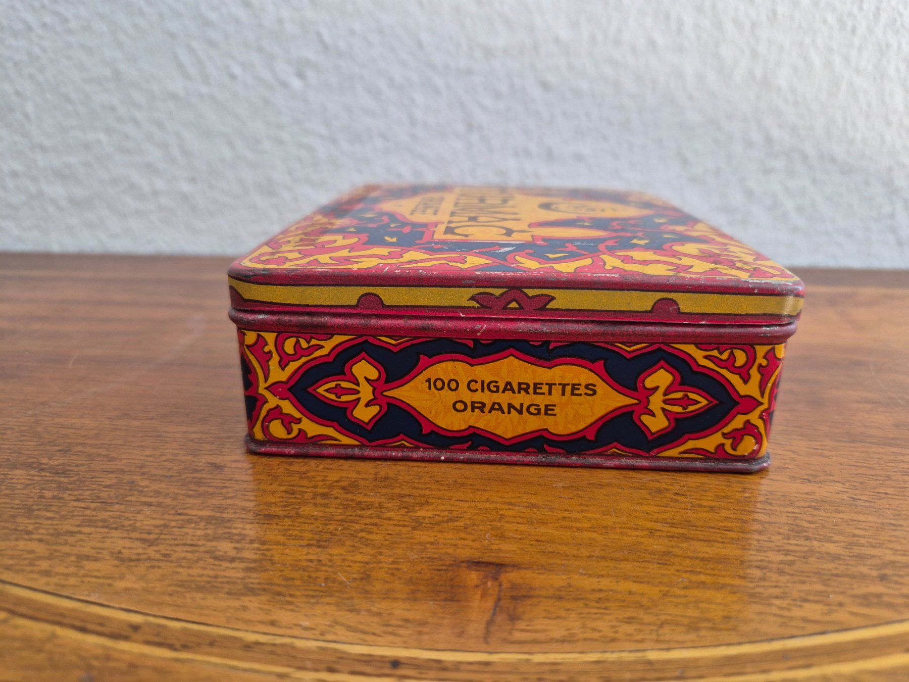 Barattoli: Alte Vintage Blechdose Turmac Orange Zigaretten Blech Dose – Usato da Schaffhausen venduto da pfanis09 3