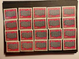 je 20 x Postfrische Pro Patria 1961