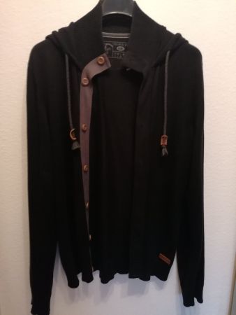 ESPRIT EDC - Strickjacke Grösse L - schwarze Jacke