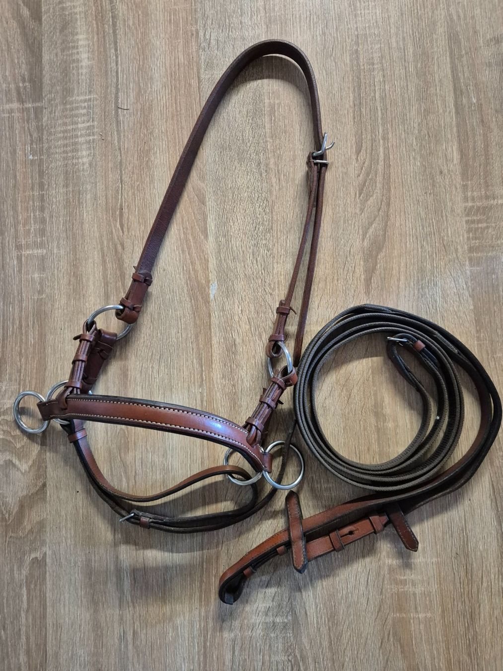 Brides, licols: Zaumzeug Sidepull Gebisslos Cognac Full – D'occasion à Meggen par Orrinka20