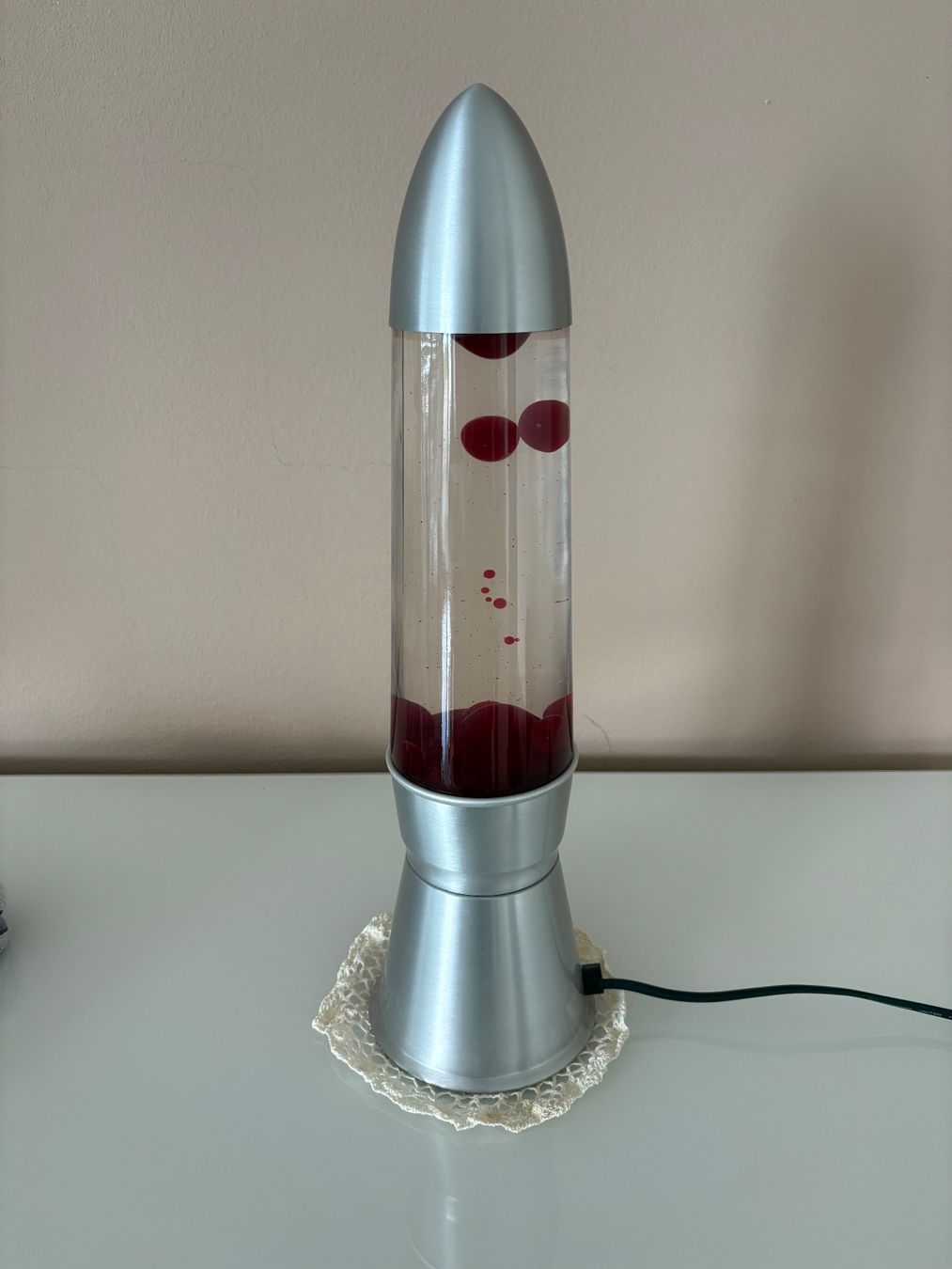 Lampen: Vintage Lavalampe rot – Gebraucht aus Sutz von adrian.kaeser 5