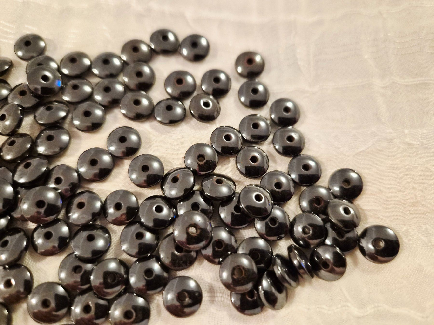 Perle (finte): 20 Stk Hämatit Perlen Rondellen 8x3mm – Nuovo (secondo la descrizione) da Dietikon venduto da Eleda