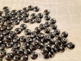20 Stk Hämatit Perlen Rondellen 8x3mm