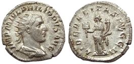 PHILIP I Arabs AR Antoninianus (245 AD) in great conditions!