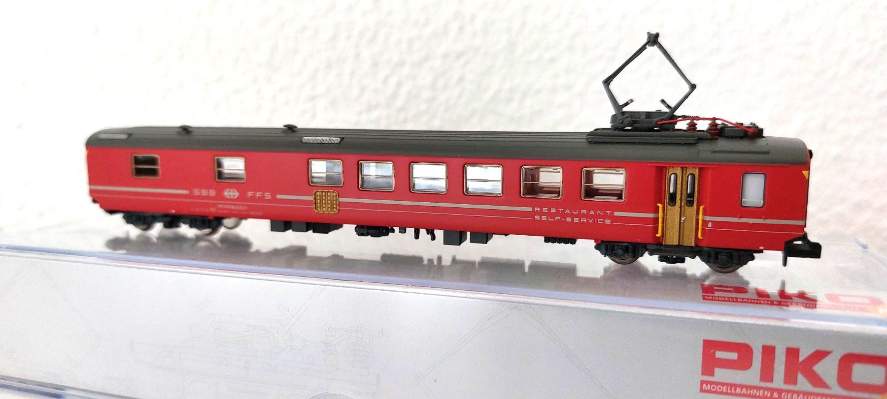 Piko Modellini di ferrovie: Piko SBB WR " RESTAURANT  SELF SERVICE " – Usato da Biberist venduto da Ntrains 3
