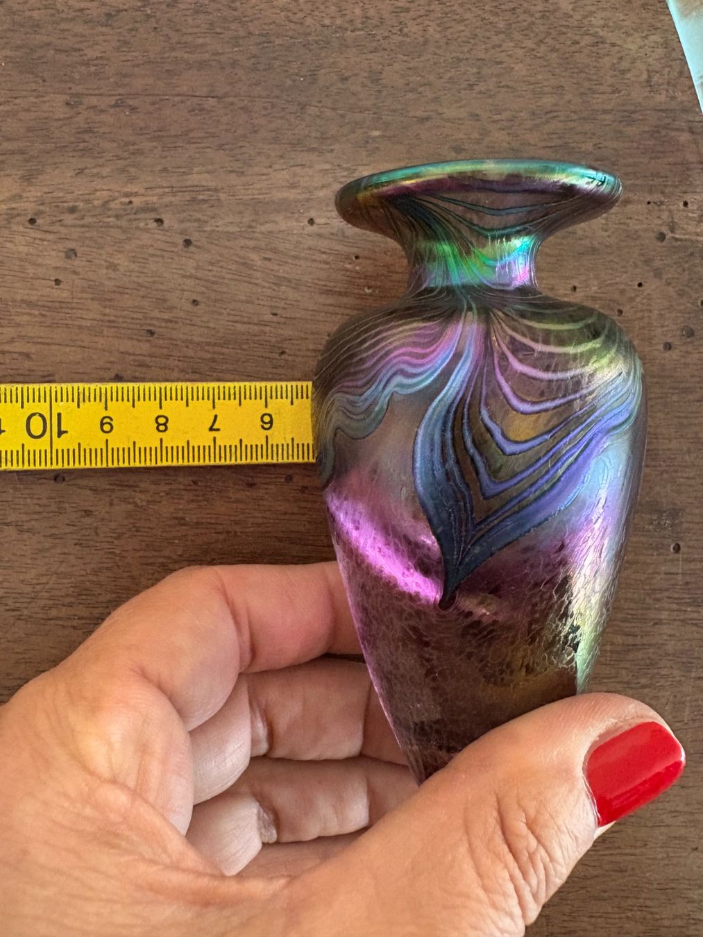 Flaconi: Irisierende Studio-Glas Parfümflasche, Robert Held zugeschr. – Usato da Zürich venduto da timeless.tones 8