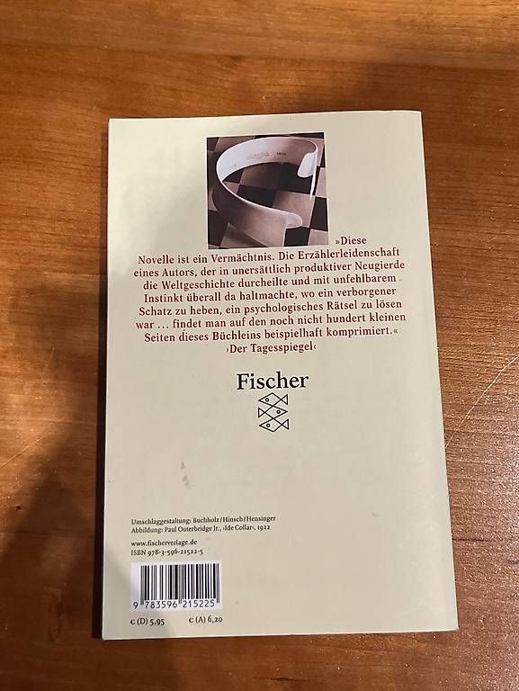 Livres: Schachnovelle – D'occasion à Wimmis par nik_7vm7 1