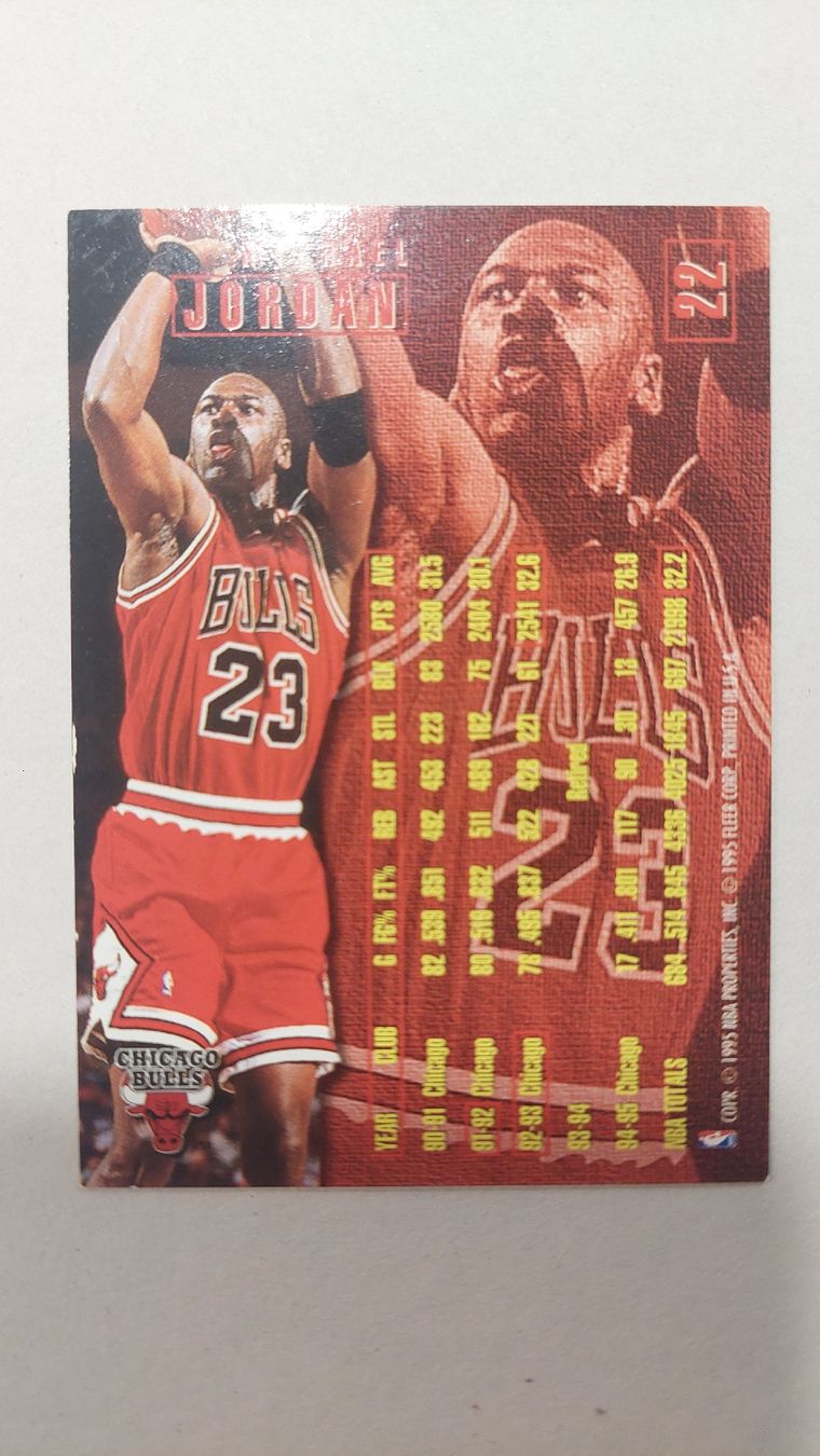 Nba Carte collezionabili: 1995-96 Fleer Michael Jordan – Usato da Châtelaine venduto da Gian_1983 1
