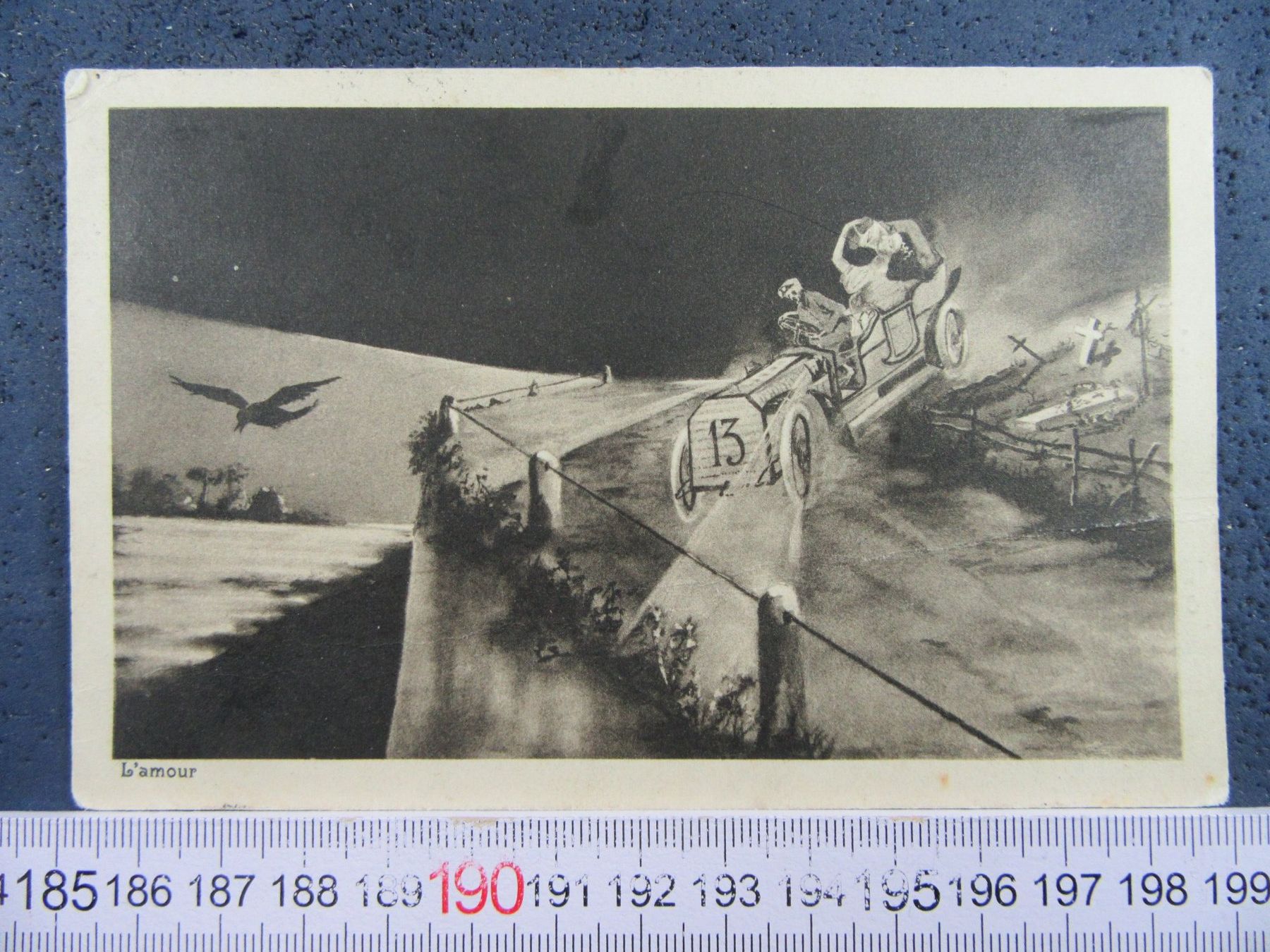 Cartoline postali: AUTO AK OLDTIMER 1911 LA MOUR BESTOSSEN – Usato da Ettingen venduto da Hausi4711