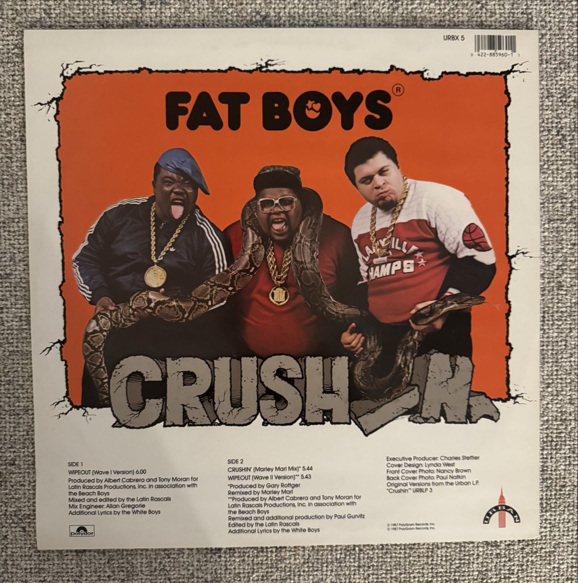 Schallplatten: HOT PRICE - Fat Boys-  Wipeout! - 12" Maxi - 80s – Gebraucht aus Rorbas von BlackstarRecords 1