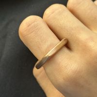 BREIL Rosa Goldene Edelstahl Ring 