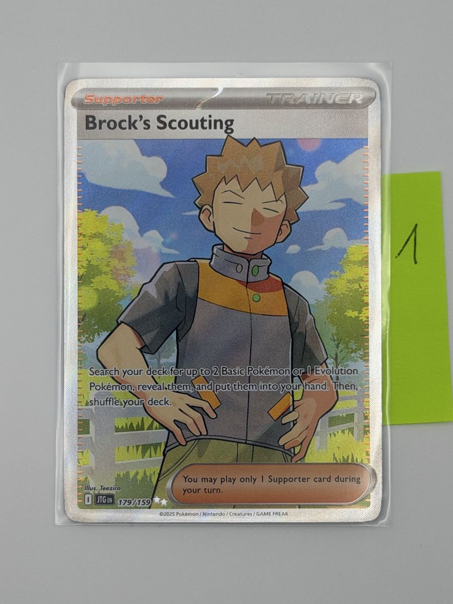 Pokémon Carte collezionabili: Pokémon Brock's Scouting 179/159 – Nuovo (secondo la descrizione) da Uster venduto da CDM96