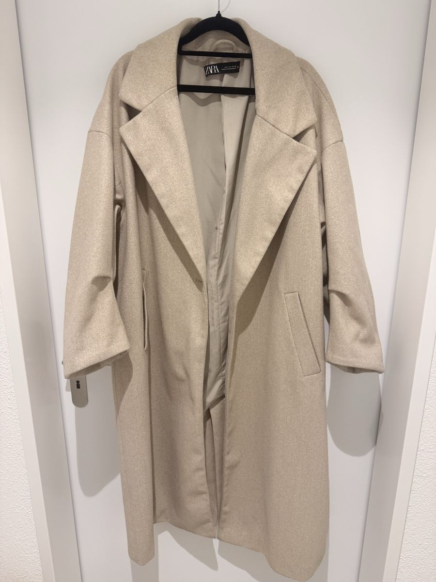 Zara Cappotti: Zara Mantel, Grösse L, beige – Usato da Pfaffhausen venduto da Beli94