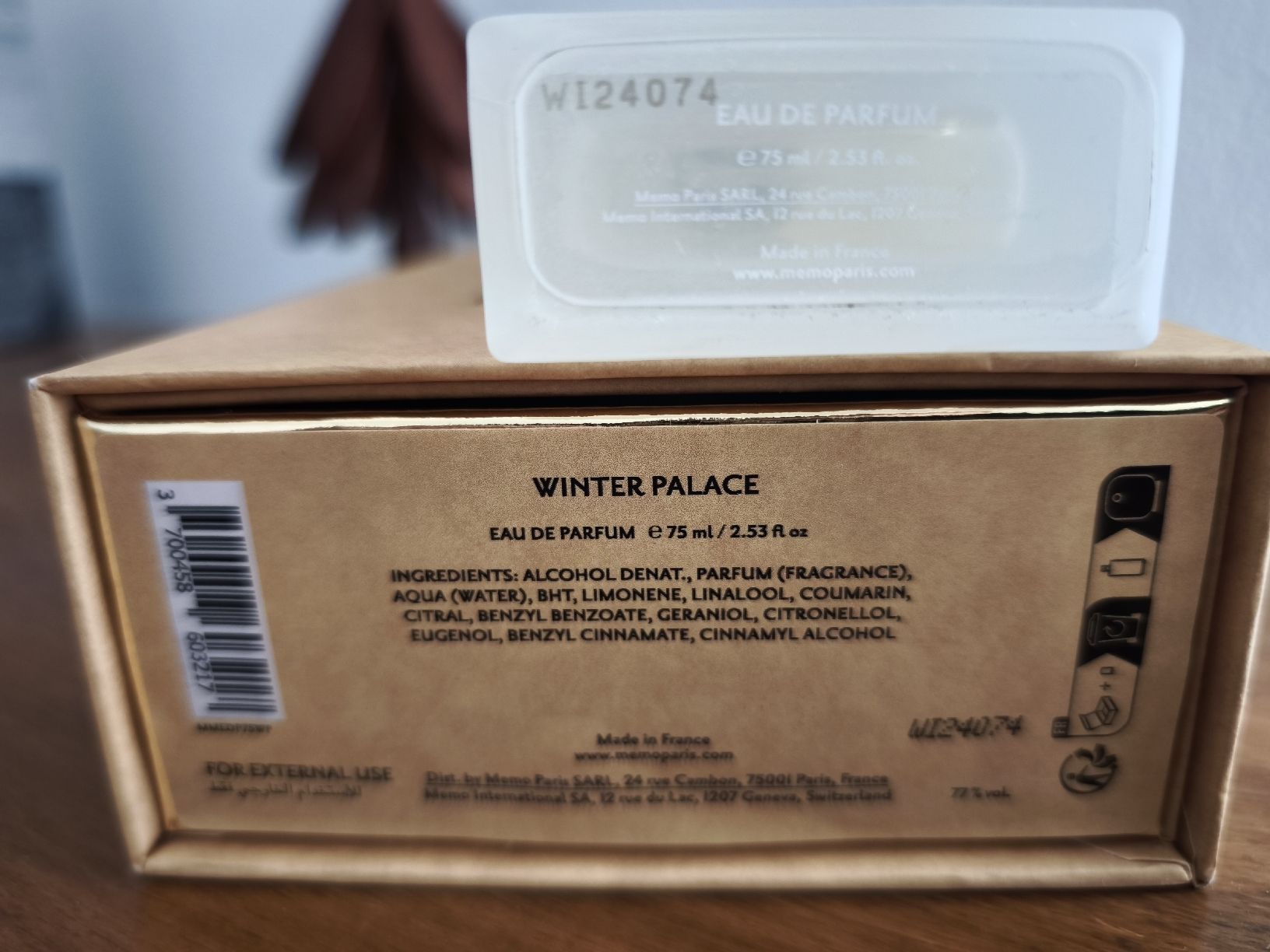 Profumi & Eau de Toilette: MEMO Winter Palace Eau de Parfum 75 ml – Usato da Adlikon b.Regensdf venduto da Chonky 2