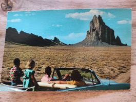 Vintage Postkarte Shiprock (Tse Bitai) Mexico - ungelaufen