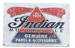 INDIAN MOTORCYCLE - Blechschild  (neu/OVP)