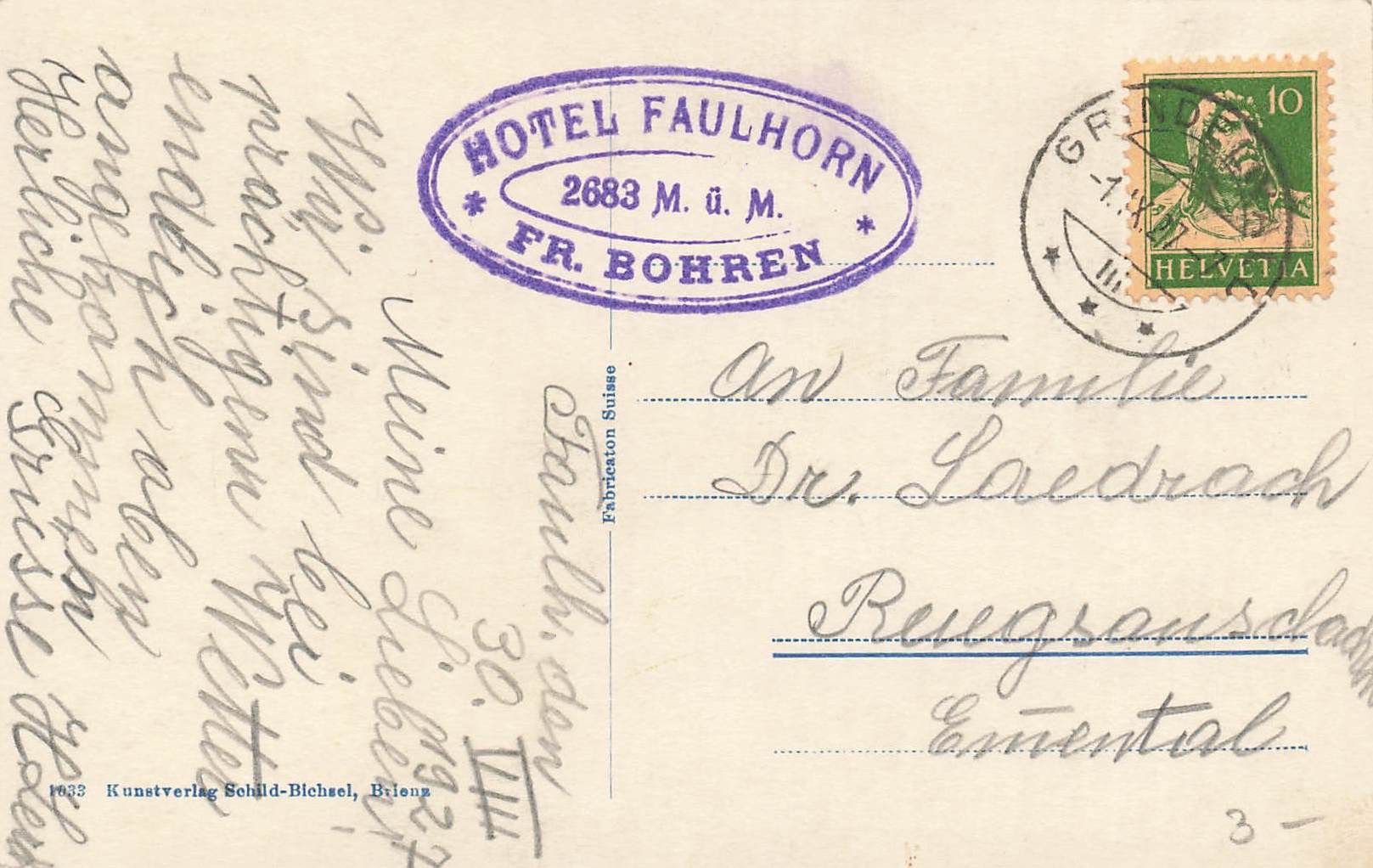 Cartes postales: Bachalpsee – D'occasion à Biasca par Blenio71 1