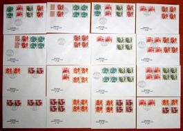 1979/84 Dauermarken Volksbräuche alle Varianten aus MH