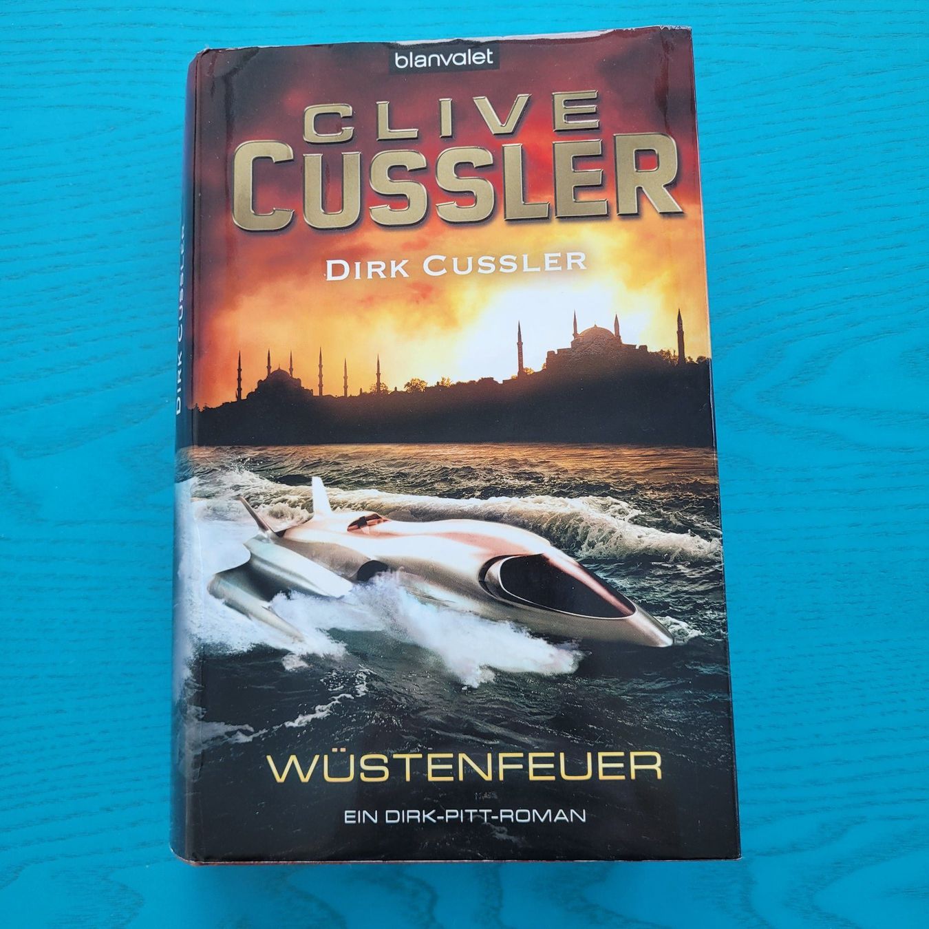 Livres: Clive Cussler- Wüstenfeuer – D'occasion à SCHÜBELBACH par CoKaHa