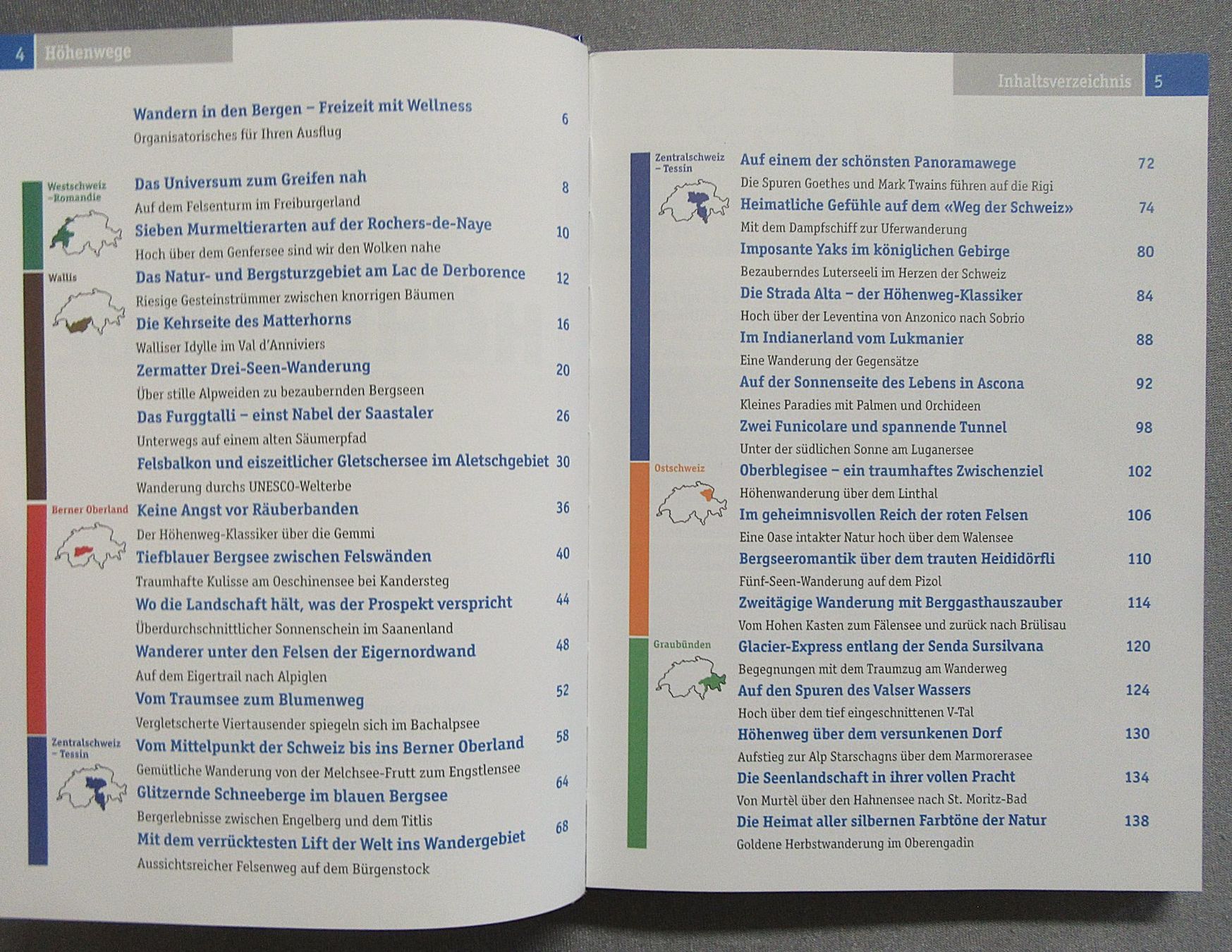 Libri: Die schönsten Höhenwege der Schweiz - Weltbild 2008 – Usato da Auenstein venduto da Padabimbim 2