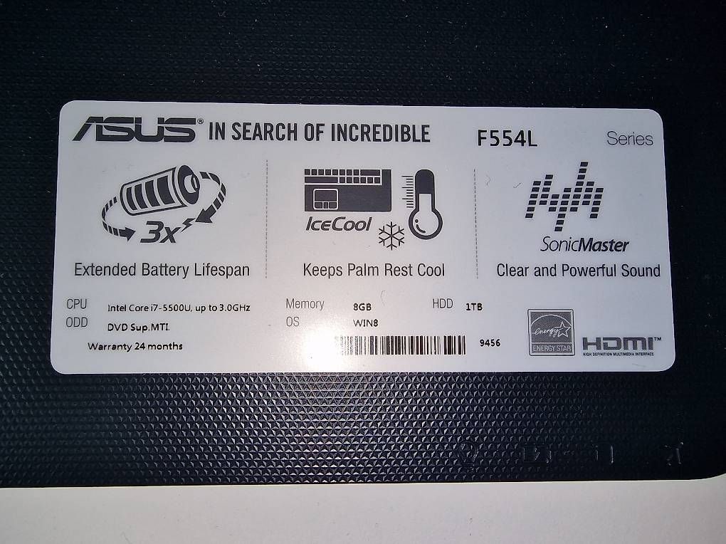 Notebook: Asus F554L Laptop  – Usato da Steinach venduto da Pfusli1 2