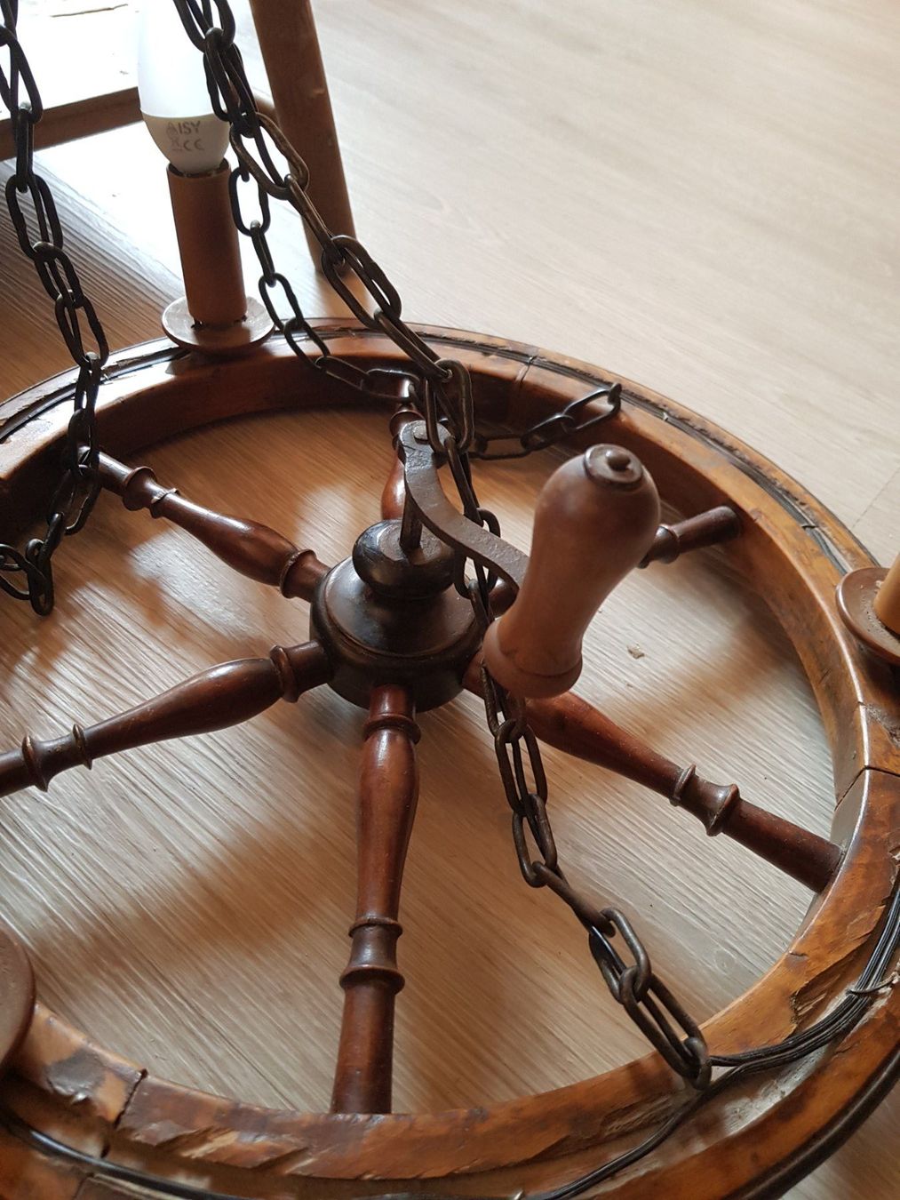 Lampadari & plafoniere: Decken Lampe Leuchte Wagenrad Kronleuchter – Usato da Walterswil BE venduto da Lonitti 6