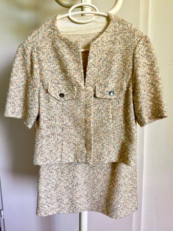 Vintage Deux-Pièces, massgeschneidert, Gr. 34