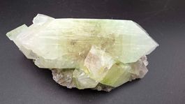 Fluorapophyllit-(K) – grosser Doppelender – Jalgaon, Indien
