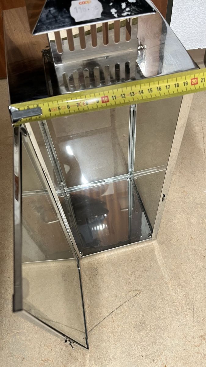 Lanterne: Grosse Edelstahl Laterne Windlicht Kerzenhalter – Nuovo (secondo la descrizione) da Schlieren venduto da rat_lq6b 5