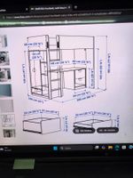 IKEA SMÅSTAD Hochbett mit Schreibtisch gebraucht 90x200