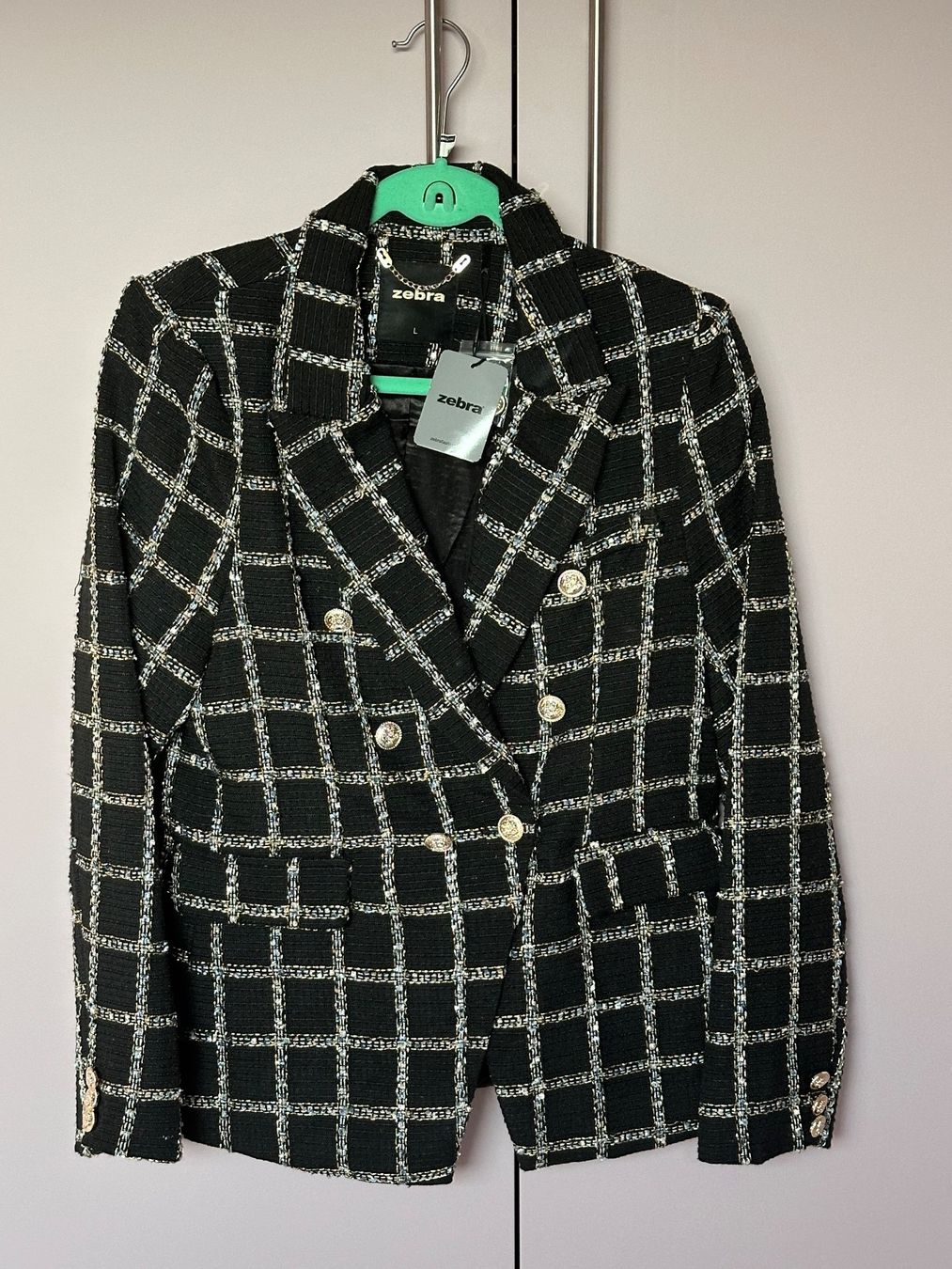 Zebra Giacche: Zebra Blazer Tweed schwarz Gr. L – Nuovo e nell'imballaggio originale da Hägendorf venduto da Moro143 1