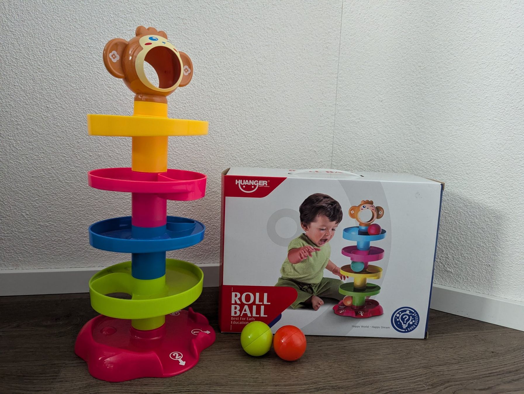 Giocattoli: Tour jouet pour bébé Huanger Roll Ball – Usato da Brügg BE venduto da Bidou44