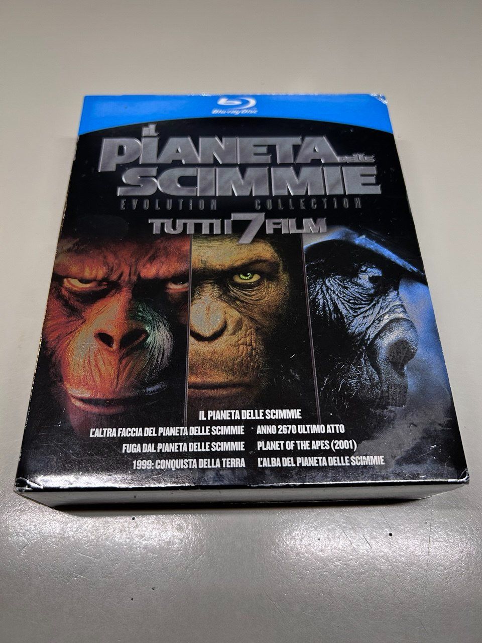 Tutti i DVDs: Il Pianeta Delle Scimmie - Evolution Collection - Blu Ray – Usato da Giubiasco venduto da LorisVale