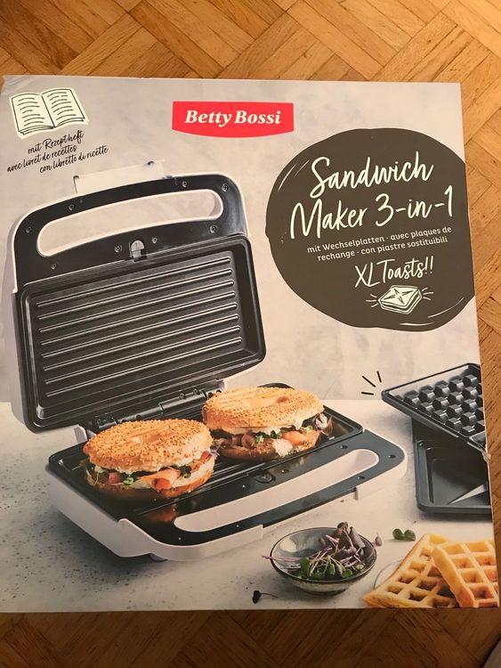 Perfect Original Photos about  Wunderbar Sandwich Maker Mit Wechselplatten Fotos  as Your HD Pictures