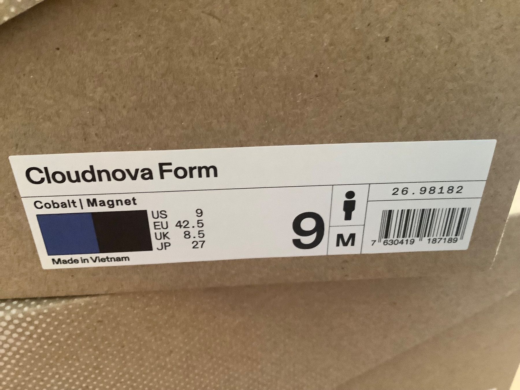 On Scarpe da uomo: ON Cloudnova Form Cobalt/Magnet Gr 42,5 / 9 – Nuovo e nell'imballaggio originale da Wetzikon ZH venduto da Uturn4 5
