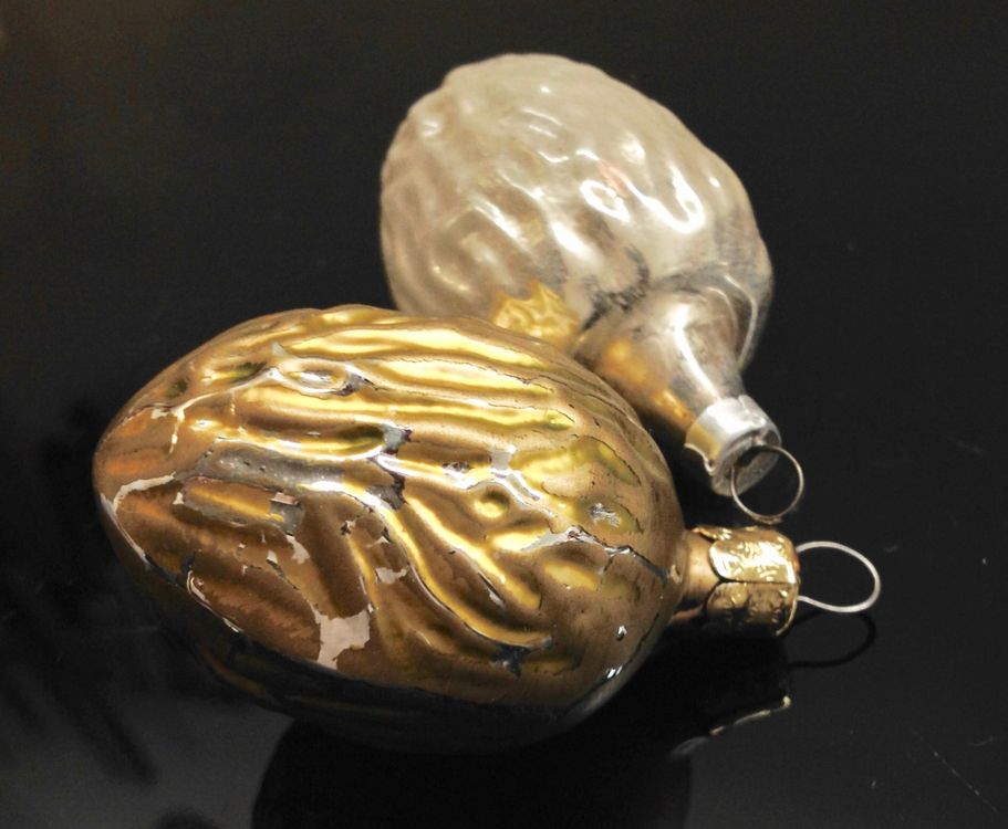 E., Weihnachtskugeln antik Glas Lauscha Sammler Nüsse Kaufen auf Ricardo
