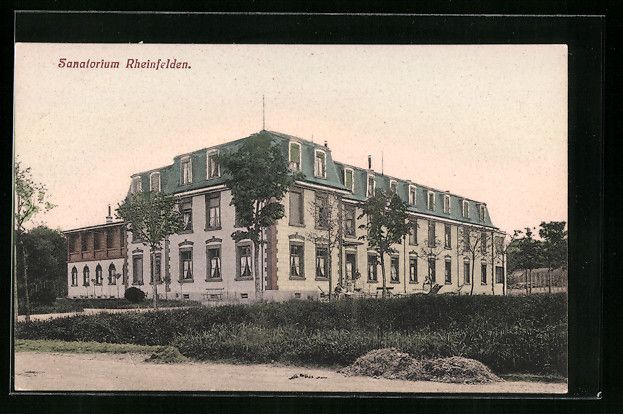 Cartoline postali: AK Rheinfelden, Blick zum Sanatorium – Usato da Berlin venduto da bartko-reher
