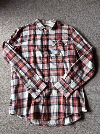 Neues PME Legend Langarm Hemd, Herren, Gr. XL, Etruscan red