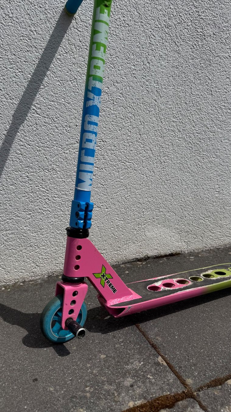 Scooters: Scooter Freestyle Pink/Grün – Gebraucht aus Staufen von BaKoAP 4