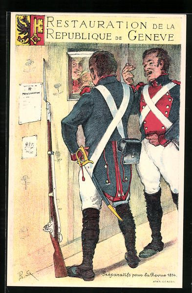 Foto, Lettere & Cartoline: Genève, Restauration de la Republique d – Usato da Berlin venduto da bartko-reher