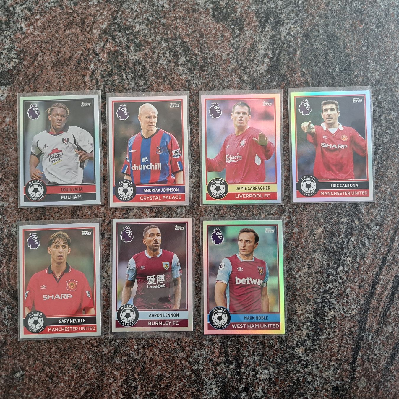 Topps Carte collezionabili: 7 Karten Topps PL 25/26 Retro Threads – Nuovo (secondo la descrizione) da Frauenfeld venduto da Fusel1909
